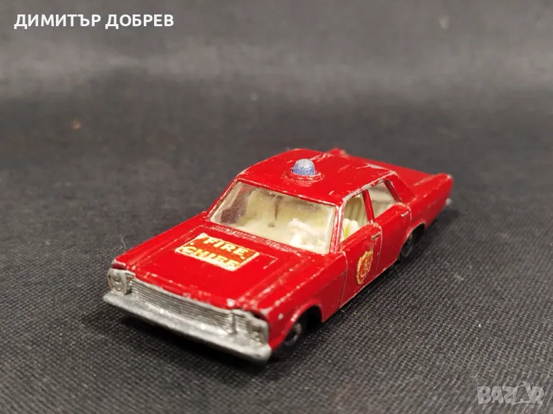 СТАРА РЕТРО МЕТАЛНА КОЛИЧКА MATCHBOX ENGLAND FORD GALAXIE, снимка 1