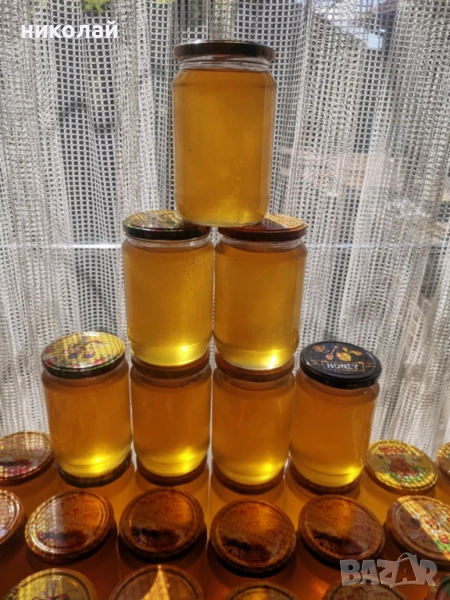 Продавам чист домашен пчелен мед и пчелен прашец , снимка 1