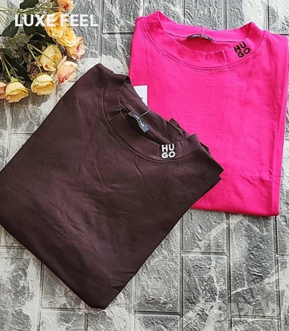 Дамски Памучни Тениски ⚜️Hugo Boss 