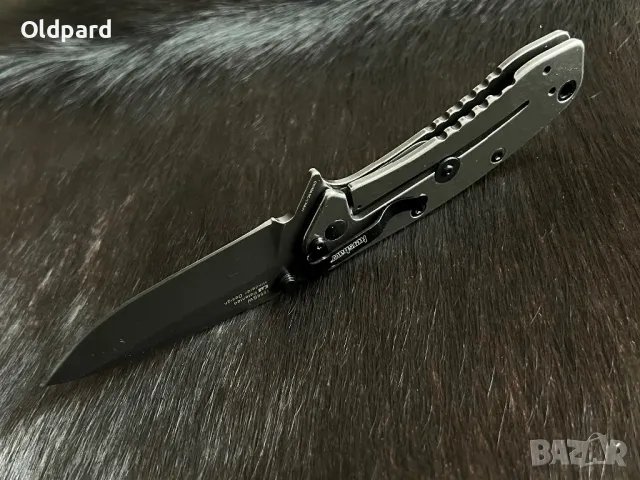 Мощен джобен сгъваем нож Kershaw Cryo 2 Hinderer Framelock (1556BW), снимка 7 - Ножове - 48694016
