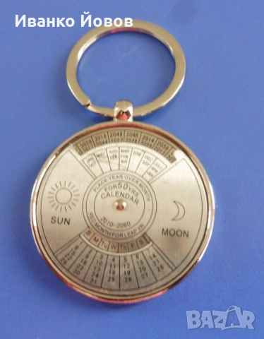 Ключодържател Вечен календар от 2010 до 2060 година, уникален, метален, снимка 15 - Антикварни и старинни предмети - 53451423