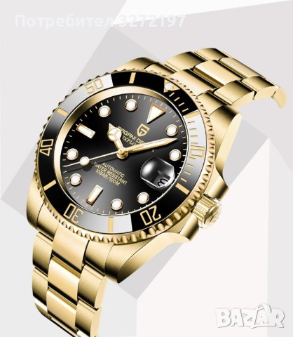 PAGANI DESIGN автоматичен часовник с Японски маханизъм SEIKO NH35,стъкло сапфир,водоустойчив, снимка 1