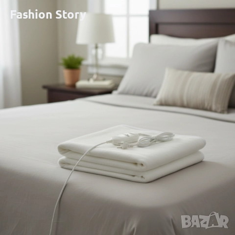 Електрическо одеяло Rosberg– 150×80 см, 60W, 2 степени на температура, снимка 2 - Олекотени завивки и одеяла - 51842841