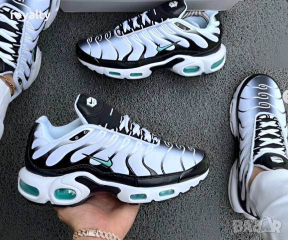 Nike Air Max TN Цвят Черно и Бяло мъжки маратонки , снимка 2 - Маратонки - 51626402