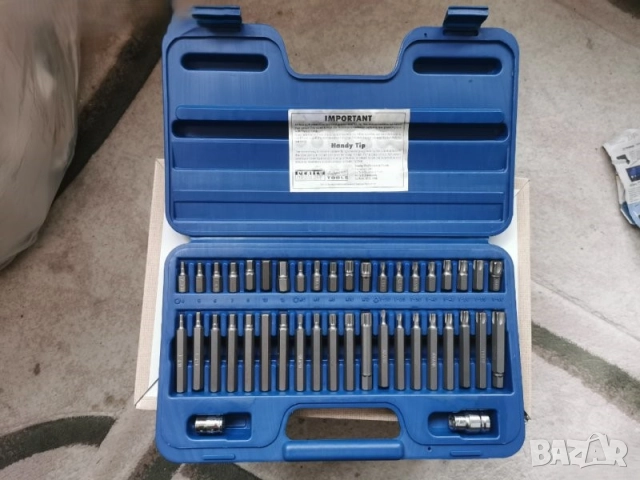 eclipse длета за дърво 4броя комплект .SEALEY  битове звезди шестограми 42 броя къси и дълги , снимка 3 - Други инструменти - 52946687