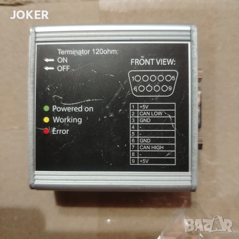 usb към CAN Адаптер, снимка 2 - Друга електроника - 52670373