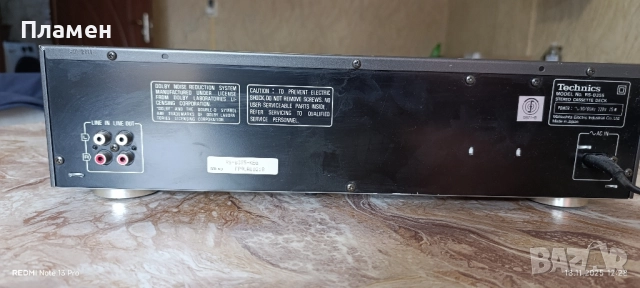 касетен дек Technics RS-B355. , снимка 6 - Декове - 52461785