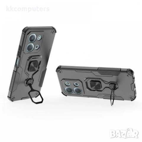 WANLONFENG Удароустойчив кълъф с Протектор за Xiaomi Redmi 15C 5G / 4G / Poco C85 4G - Черен, Син, С, снимка 7 - Калъфи, кейсове - 52072126