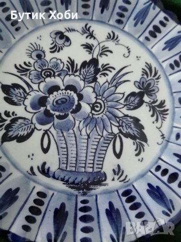 Декоративни чинийка и пепелник Делфт, снимка 4 - Колекции - 34789920