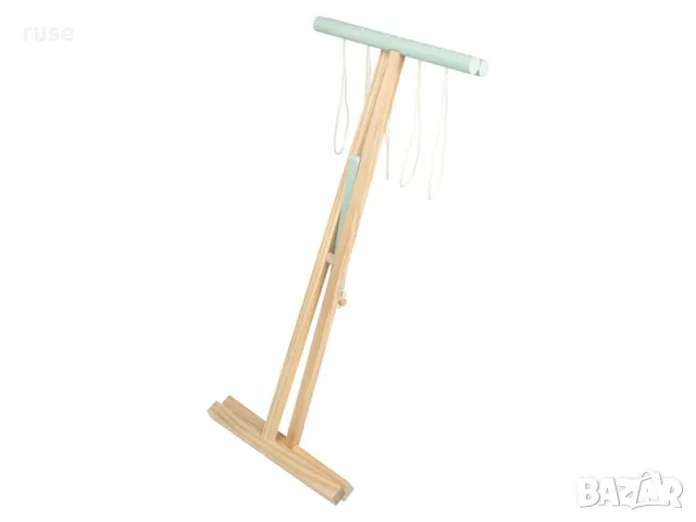 НОВИ! Детски дървен сушилник за пране със щипки, кош и закачалки, снимка 3 - Други - 48680797
