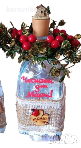 Декоративни лампи – Честит 8ми март, снимка 3 - Подаръци за жени - 53530594