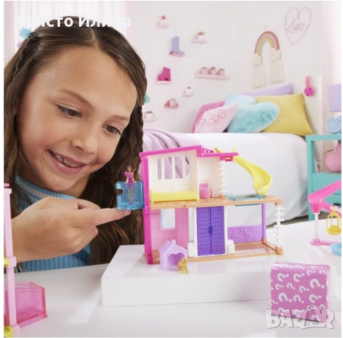 Barbie Mini BarbieLand Къща на Барби с изненади, снимка 8 - Кукли - 53428684