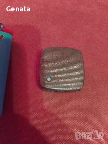 Стар джобен пепелник табакера кутия, снимка 2 - Антикварни и старинни предмети - 53112131