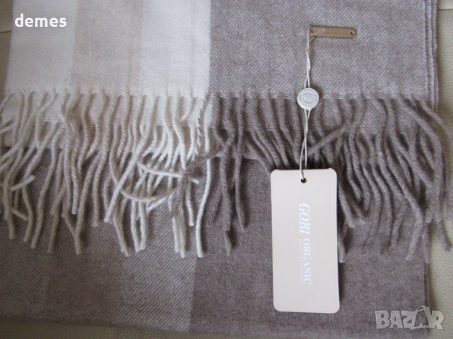 Фин шал 100% кашмир, райе, органичен кашмир, Монголия, снимка 3 - Шалове - 36321952