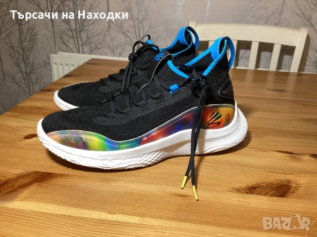 Мъжки маратонки Under Armour Curry Flow 8 Feel Good Flow Tie Dye EU 45 US 11, снимка 2 - Маратонки - 51982536