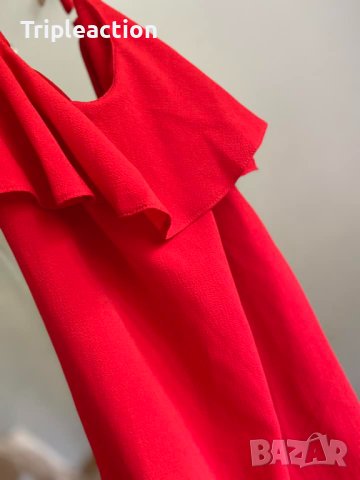 Mia&Mimi къса рокля/туника с воал, регулиращи се презрамки, лека еластичност, снимка 2 - Рокли - 41657487