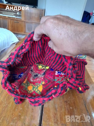 Стара овчарска торба #10, снимка 4 - Антикварни и старинни предмети - 41876167