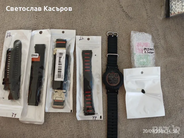 Продавам Garmin Instinct 2 Solar Tactical в отлично състояние., снимка 2 - Смарт часовници - 56151916