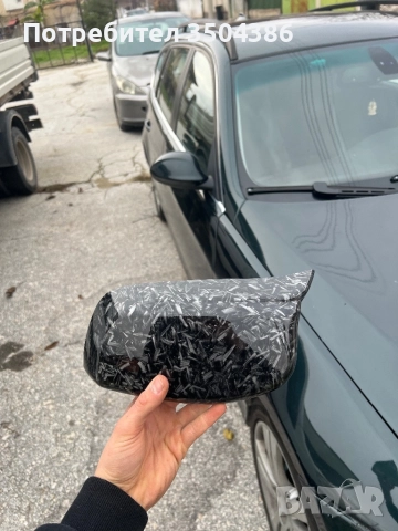 Батман кпаци за огледала кован карбон бмв е60 