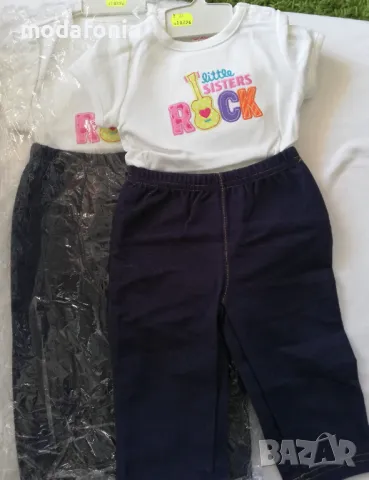 Комплект Carter's 2 части LITTLE SISTERS, снимка 6 - Комплекти за бебе - 48994751