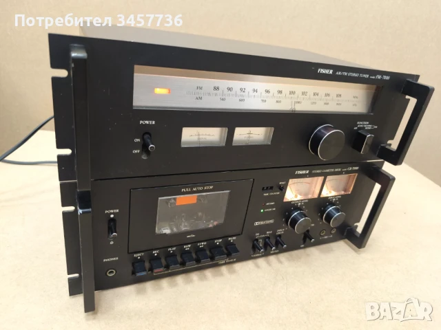 Касетен дек и Стерео Тунер Fisher CR-7000 Fisher FM-7000 Made in Japan , снимка 1