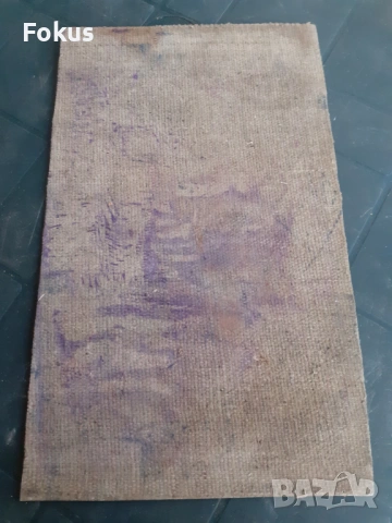 Оригинална стара гумирана матрица за линогравюра с подпис КА, снимка 5 - Антикварни и старинни предмети - 53285665