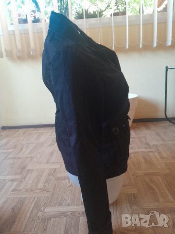 Дамско черно сако с панделка, снимка 7 - Сака - 42058185