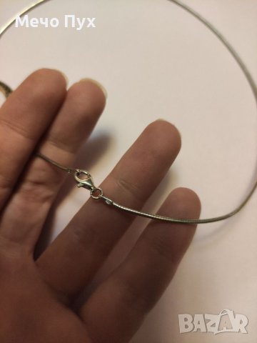 Сребърно колие (97), снимка 6 - Колиета, медальони, синджири - 39131479