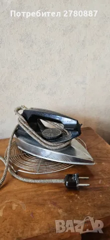 ретро руска ютия вграден кабел модел у70, снимка 4 - Антикварни и старинни предмети - 50107347