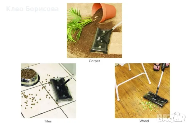 Електрическа метла Swivel Sweeper MAX TV282, снимка 3 - Други стоки за дома - 47934834