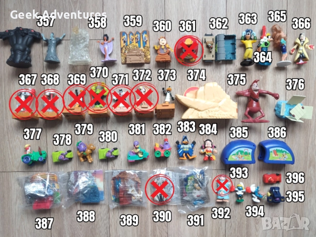 McDonalds Toys / Макдоналдс Играчки от 90те Винтидж Колекционерски, снимка 12 - Колекции - 46745216