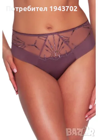 Бикини с висока талия в лилав цвят AV 2034, снимка 1