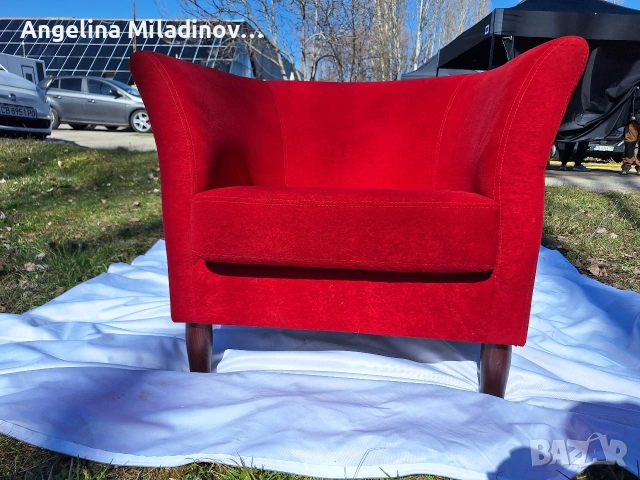 Италианско кресло Hermoso silln , снимка 4 - Дивани и мека мебел - 53830082