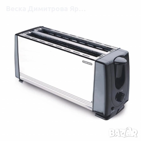 Тостер за 4 филии Termomax TX401S, 1200W, метален, снимка 3 - Тостери - 52489710