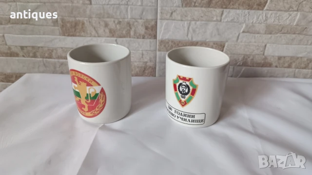 Порцеланов моливник - 2 броя - Военна тематика - зав.Диамант, снимка 3 - Антикварни и старинни предмети - 50626215