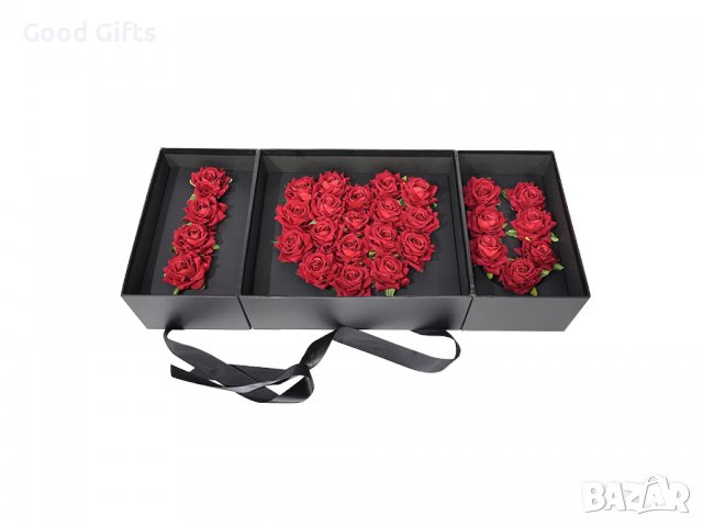Кутия за декорация I LOVE YOU , Черна, снимка 2 - Романтични подаръци - 39873198