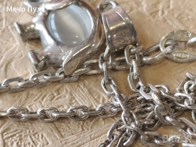 Сребърен синджир (355), снимка 5 - Колиета, медальони, синджири - 52456170