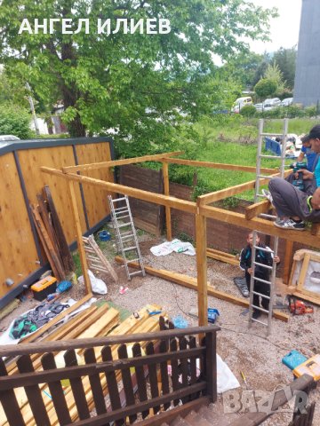 Изграждане на дървен навес, снимка 2 - Ремонти на покриви - 41599997