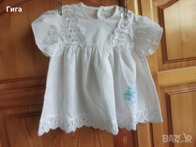 Бяла бебешка рокля, снимка 1 - Бебешки рокли - 34269103
