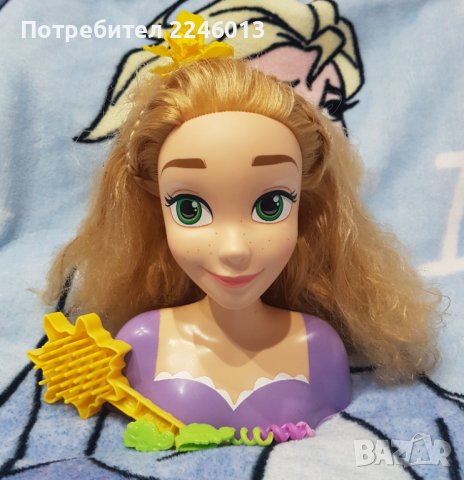 Кукла за прически Disney Рапунцел, снимка 3 - Кукли - 41857694