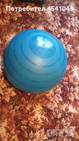 Фитнес топка Nyamba 65 см + помпа Decathlon – почти нови, комплект или поотделно