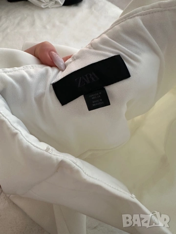 Рокля Zara бяла, снимка 7 - Рокли - 53137819
