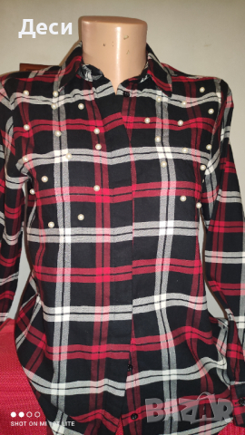 карирана ризка на Zara, снимка 1