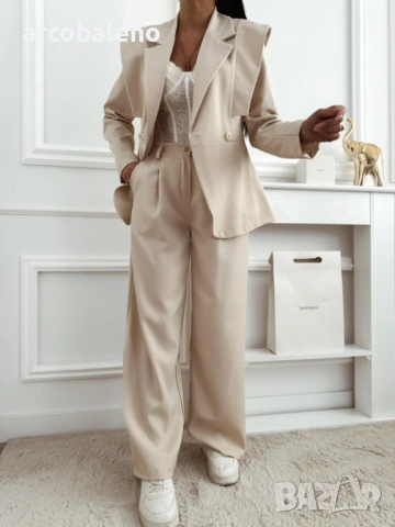 Дамски елегантен комплект от две части, 6цвята , снимка 5 - Комплекти - 53702440