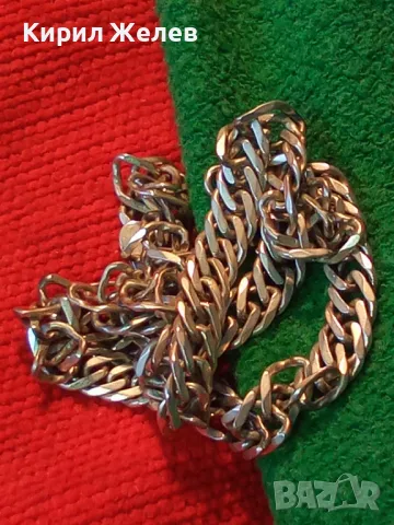 ODEMA 295 ВЕЛИКОЛЕПЕН СРЕБЪРЕН ЛАНЕЦ СРЕБРО 925 ЗДРАВА РЕТРО АРТ ПЛЕТКА РЪЧНА ИЗРАБОТКА 26765, снимка 17 - Колиета, медальони, синджири - 49959863