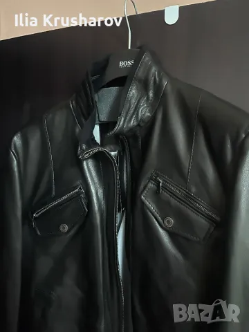 Кожено яке HugoBoss 56 Ново, снимка 2 - Якета - 50250842