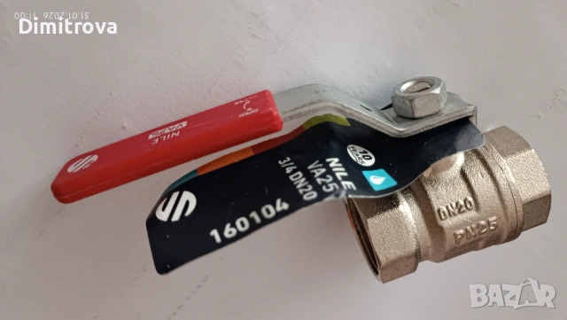 Сферичен кран и спирателен вентил 3/4, снимка 5 - Други машини и части - 53292314