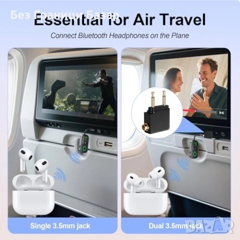 Нов адаптер Bluetooth 5.4 2 в 1 предавател и приемник за TV, кола, слушалки, снимка 3 - Други - 51761263