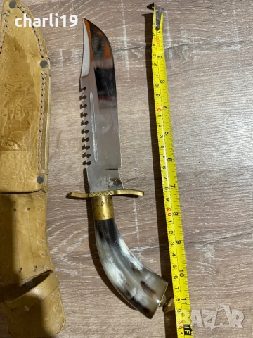 Уникален ловджийски нож , снимка 3 - Ножове - 53213982