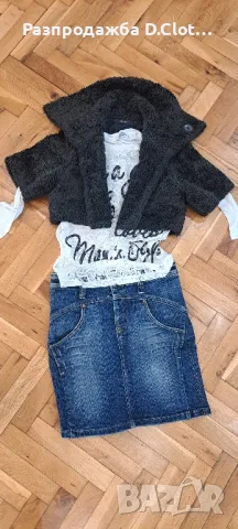 лот от 2 части Zara късо палто,Bik Bok пола S , снимка 2 - Комплекти - 48772721